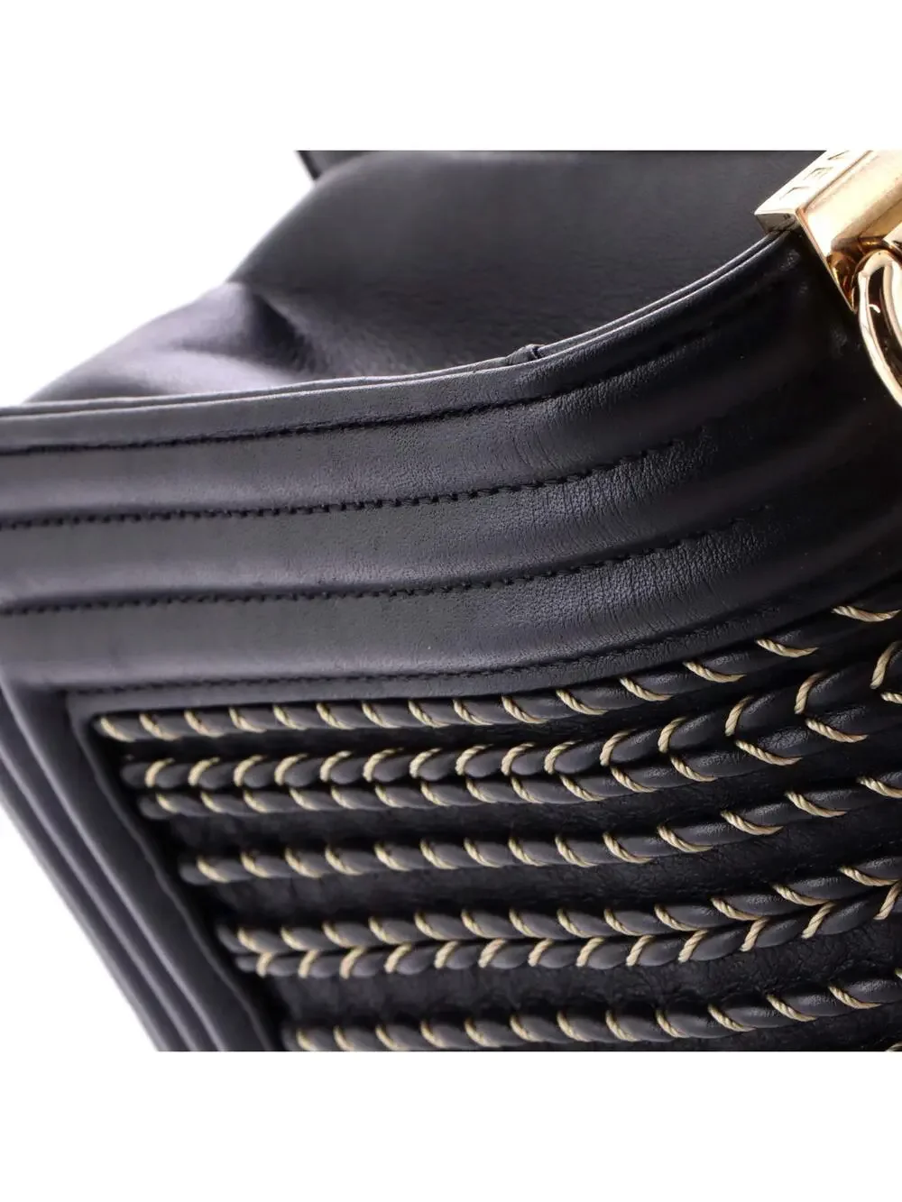 Chanel Boy Flap Bag Braided Woven #262195C37B